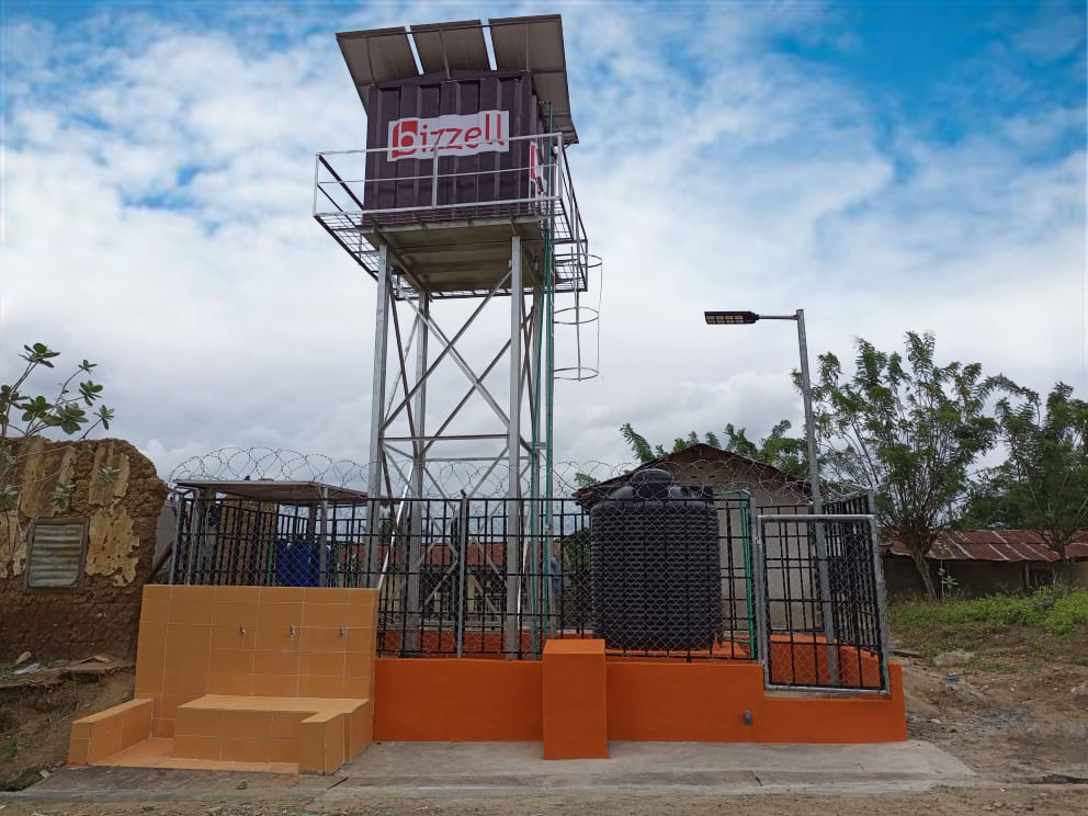 water tower dedication ceremony in Ekiti State Nigeria